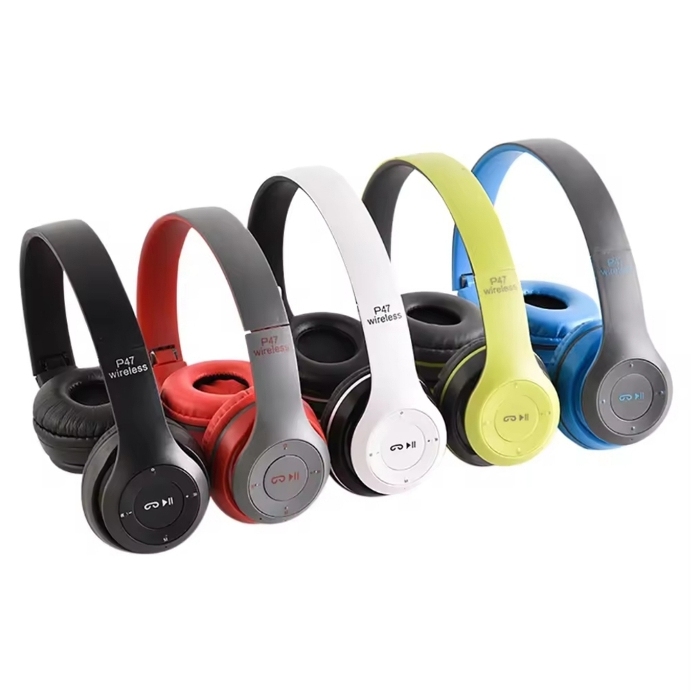 5 Stereo  Headset Bluetooth 5.0  + EDR BLACK WHITE RED BLUE GREEN free Gift Wrap
